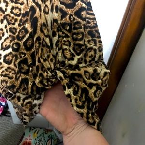 Crazy Train Short Sleeve Twist Knot shirt